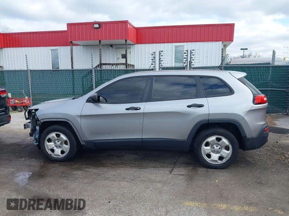 2014 Jeep Cherokee Sport with VIN 1C4PJLAB5EW268916, listed as a IAAI auction lot 41715729 with 116,544 mi miles and . Bid and sale history available at DreamBid. Image 15.