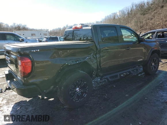 2024 GMC Canyon 4WD Elevation with VIN 1GTP6BEK9R1186552, listed as a Copart auction lot 47214415 with 15,883 mi miles and Salvage Title. Bid and sale history available at carsss.com. Image 3.