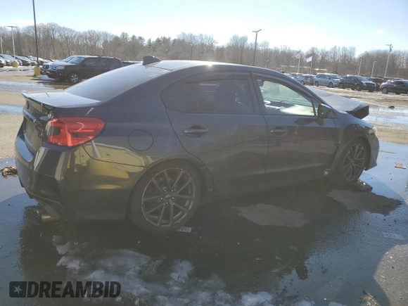 2017 Subaru WRX with VIN JF1VA1B69H9824702, listed as a Copart auction lot 46978235 with 147,213 mi miles and Salvage Title. Bid and sale history available at carsss.com. Image 3.
