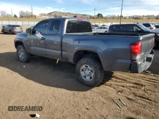 2021 Toyota Tacoma SR with VIN 3TYSX5EN1MT007634, listed as a Copart auction lot 81988814 with 104,002 mi miles and Salvage title. Bid and sale history available at DreamBid. Image 2.
