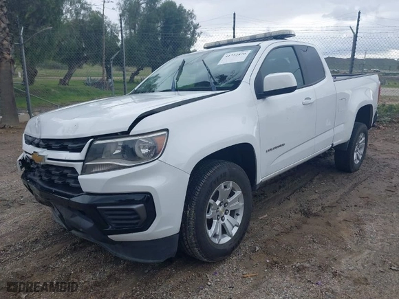 2022 Chevrolet Colorado 2WD LT with VIN 1GCHSCEA4N1103441, listed as a IAAI auction lot 41722870 with 116,288 mi miles. Bid and sale history available at carsss.com. Image 2.