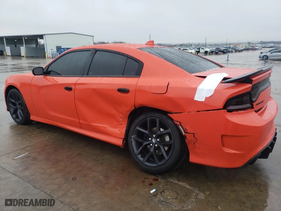 2019 Dodge Charger GT with VIN 2C3CDXHG3KH658782, listed as a Copart auction lot 43226675 with 144,364 mi miles and Salvage Title. Bid and sale history available at carsss.com. Image 2.