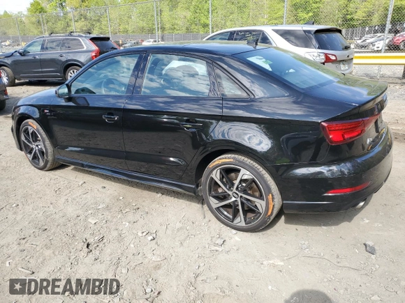 2020 Audi A3 Sedan S line Premium with VIN WAUBEGFF3LA103746, listed as a Copart auction lot 53294934 with 41,343 mi miles and Salvage Title. Bid and sale history available at carsss.com. Image 2.