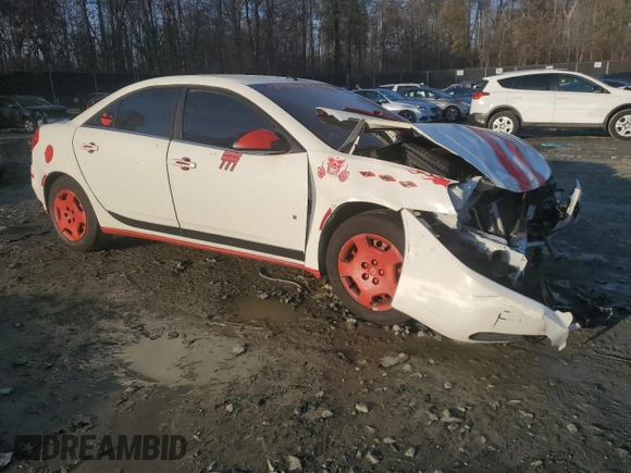 2008 Pontiac G6 1SV Value Leader with VIN 1G2ZF57B684190843, listed as a Copart auction lot 87801795 with 0 mi miles and Non Repairable. Bid and sale history available at carsss.com. Image 4.