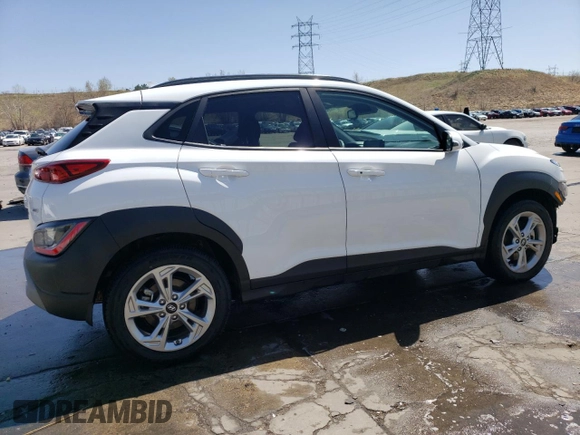 2023 Hyundai Kona SEL with VIN KM8K6CAB3PU997406, listed as a Copart auction lot 51637595 with 51,217 mi miles and Salvage Title. Bid and sale history available at DreamBid. Image 3.