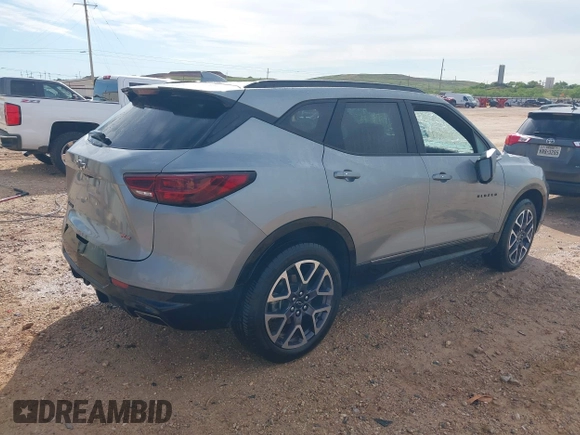 2023 Chevrolet Blazer RS with VIN 3GNKBERS4PS179447, listed as a IAAI auction lot 42210141 with 29,438 mi miles and . Bid and sale history available at DreamBid. Image 4.