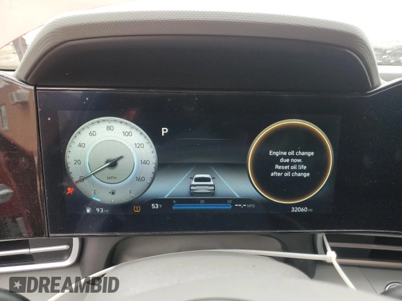 2023 Hyundai Elantra SEL with VIN KMHLS4AGXPU617964, listed as a Copart auction lot 55487845 with 32,060 mi miles and Salvage title. Bid and sale history available at DreamBid. Image 9.