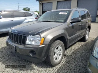 2005 Jeep Grand Cherokee Laredo z VIN 1J4GR48K25C661336, wystawiony jako Copart lot #60630955 z przebiegiem 54 632 mil mil oraz Szkoda całkowita • Salvage title. Historia ofert i sprzedaży dostępna na DreamBid. Obrazek 1.
