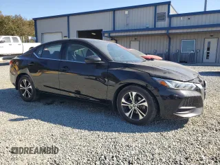 2021 Nissan Sentra SV with VIN 3N1AB8CV9MY206999, listed as a Copart auction lot 43621755 with 49,754 mi miles and Salvage Title. Bid and sale history available at DreamBid. Image 4.