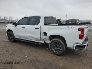2024 Chevrolet Silverado 1500 Custom with VIN 1GCPDBEK0RZ388333, listed as a Copart auction lot 83615434 with 1,898 mi miles and Non Repairable. Bid and sale history available at DreamBid. Image 2.