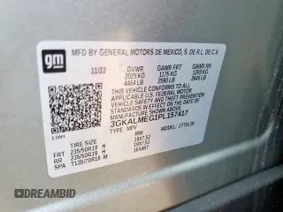 2023 GMC Terrain SLE z VIN 3GKALMEG1PL157417, wystawiony jako Copart lot #59494385 z przebiegiem 32 439 mil mil oraz Szkoda całkowita • Salvage title. Historia ofert i sprzedaży dostępna na DreamBid. Obrazek 13.
