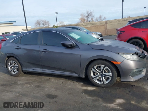 2017 Honda Civic Sedan LX with VIN 19XFC2F59HE204377, listed as a IAAI auction lot 41706604 with 160,114 mi miles. Bid and sale history available at carsss.com. Image 14.
