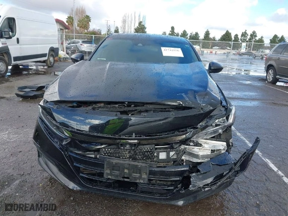 2018 Honda Accord Sedan Sport 1.5T with VIN 1HGCV1F35JA051626, listed as a IAAI auction lot 41742556 with 122,474 mi miles. Bid and sale history available at carsss.com. Image 12.