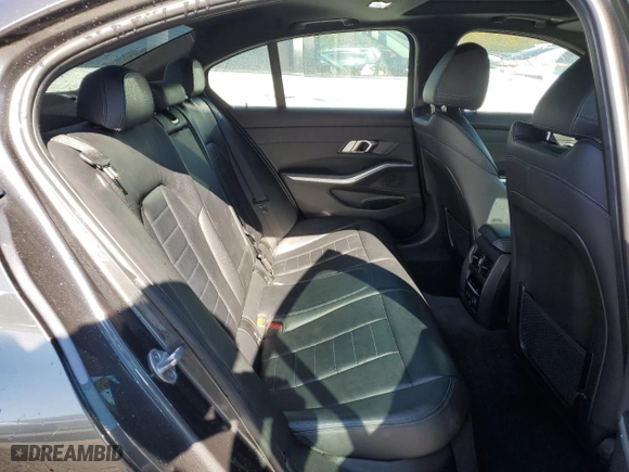 2020 BMW 3 Series 330i xDrive with VIN WBA5R7C08LFH51509, listed as a Copart auction lot 62532912 with 0 mi miles and Salvage Title. Bid and sale history available at carsss.com. Image 6.