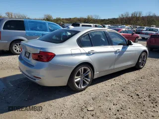 2016 BMW 3 Series 328i with VIN WBA8E9C5XGK648988, listed as a Copart auction lot 78431634 with 106,644 mi miles and Salvage Title. Bid and sale history available at DreamBid. Image 3.
