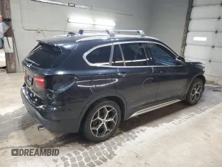2018 BMW X1 xDrive28i with VIN WBXHT3C32J5F89399, listed as a Copart auction lot 52505945 with 63,677 mi miles and Salvage Title. Bid and sale history available at carsss.com. Image 3.