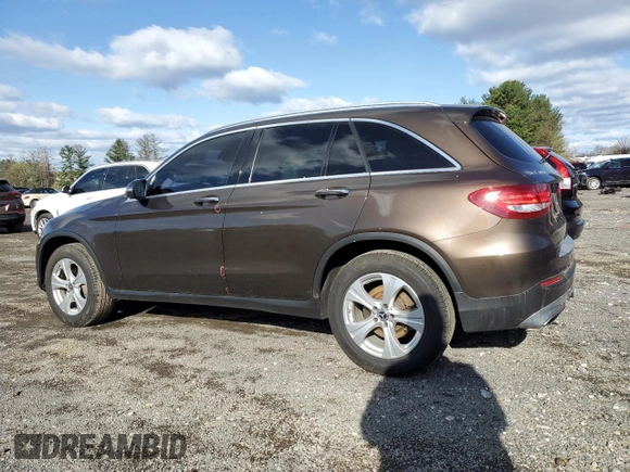2018 Mercedes-Benz GLC with VIN WDC0G4KB1JV047781, listed as a Copart auction lot 51684575 with 81,349 mi miles and Salvage Title. Bid and sale history available at carsss.com. Image 2.
