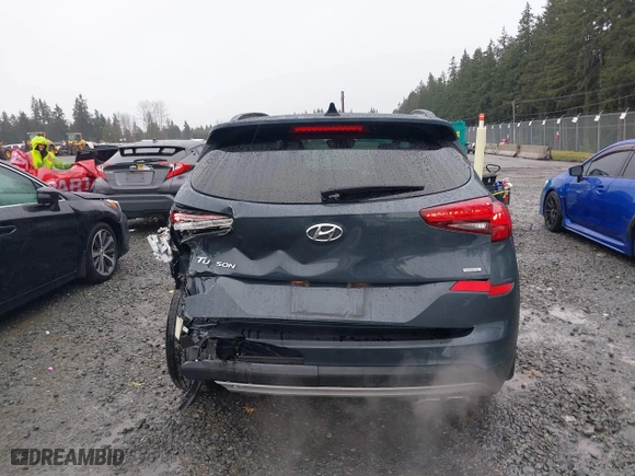 2021 Hyundai Tucson Sport with VIN KM8J3CAL0MU287789, listed as a IAAI auction lot 41848291 with 39,457 mi miles. Bid and sale history available at carsss.com. Image 16.