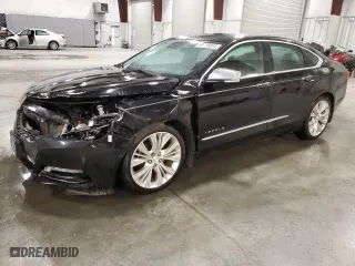 2015 Chevrolet Impala LTZ with VIN 2G1165S33F9102309, listed as a Copart auction lot 80719004 with 116,605 mi miles and Salvage Title. Bid and sale history available at carsss.com. Image 1.