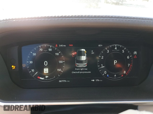 2018 Land Rover Range Rover HSE z VIN SALGS2SV0JA511564, wystawiony jako Copart lot #46635235 z przebiegiem 67 779 mil mil oraz Szkoda całkowita • Salvage title. Historia ofert i sprzedaży dostępna na DreamBid. Obrazek 9.