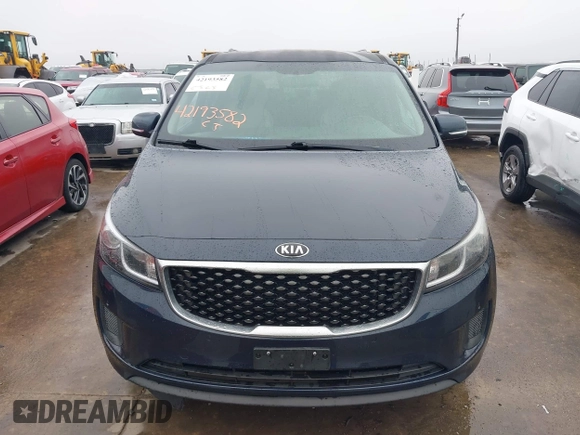 2017 Kia Sedona LX with VIN KNDMB5C11H6233620, listed as a IAAI auction lot 42193582 with 153,934 mi miles and . Bid and sale history available at DreamBid. Image 12.