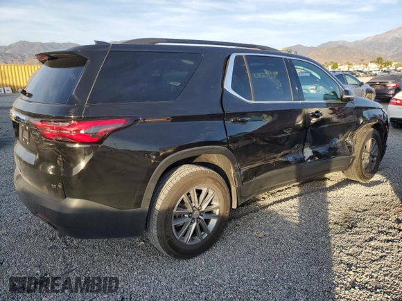 2023 Chevrolet Traverse LT Cloth with VIN 1GNERGKWXPJ129431, listed as a Copart auction lot 81606654 with 57,914 mi miles and Salvage Title. Bid and sale history available at carsss.com. Image 3.