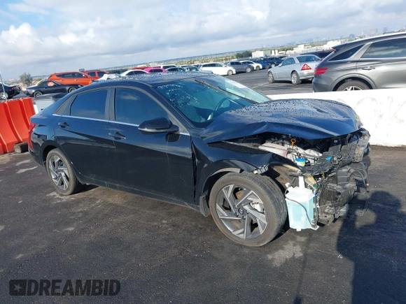2024 Hyundai Elantra Limited с VIN KMHLN4DJ7RU104558, выставлен на аукционе IAAI как лот 42180156 с пробегом 4 427 миль миль и . История ставок и продаж доступна на DreamBid. Изображение 17.