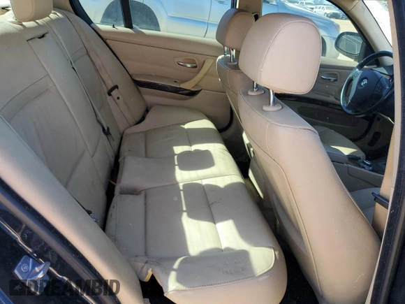 2010 BMW 3 Series 328i with VIN WBAPH7G53ANM53645, listed as a Copart auction lot 46272595 with 161,274 mi miles and Salvage Title. Bid and sale history available at carsss.com. Image 10.