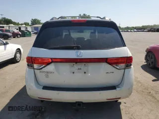2014 Honda Odyssey Touring with VIN 5FNRL5H93EB041813, listed as a Copart auction lot 63920265 with 153,405 mi miles and Clean title. Bid and sale history available at DreamBid. Image 6.