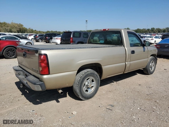 2004 Chevrolet Silverado 1500 LS with VIN 1GCEC14V54Z118877, listed as a Copart auction lot 74352114 with 103,253 mi miles and Salvage Title. Bid and sale history available at carsss.com. Image 3.