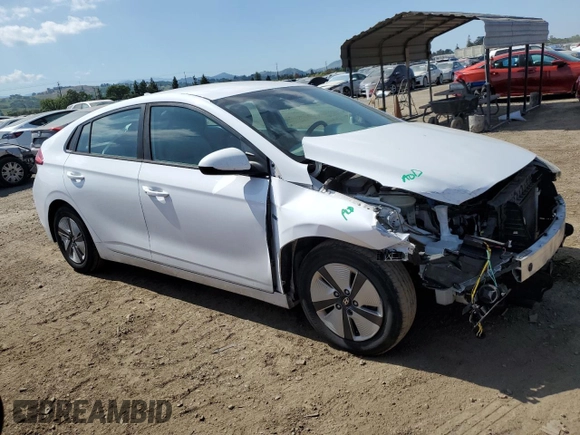 2018 Hyundai Ioniq Blue with VIN KMHC65LCXJU066060, listed as a Copart auction lot 53742275 with 145,721 mi miles and Salvage Title. Bid and sale history available at DreamBid. Image 4.