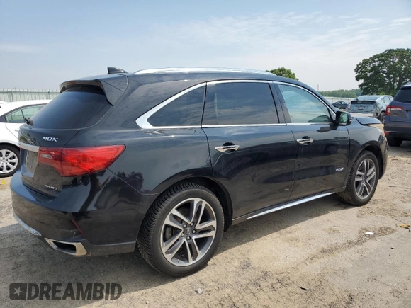 2017 Acura MDX Advance with VIN 5FRYD4H87HB042167, listed as a Copart auction lot 59155755 with 143,241 mi miles and Clean title. Bid and sale history available at DreamBid. Image 3.