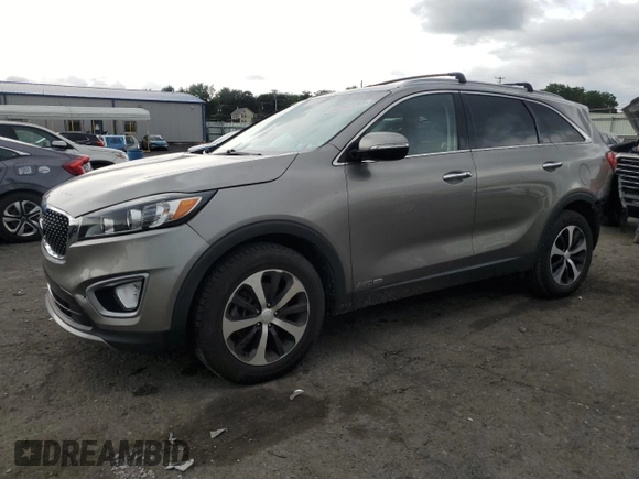 2017 Kia Sorento EX with VIN 5XYPHDA54HG289897, listed as a Copart auction lot 63562265 with 63,057 mi miles and Salvage title. Bid and sale history available at DreamBid. Image 1.
