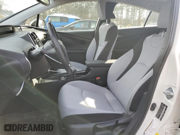 2019 Toyota Prius LE with VIN JTDL9RFUXK3006102, listed as a Copart auction lot 46575335 with 136,442 mi miles and Salvage Title. Bid and sale history available at DreamBid. Image 7.