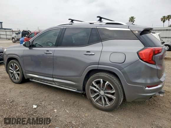 2018 GMC Terrain Denali with VIN 3GKALSEX8JL385166, listed as a Copart auction lot 58078195 with 94,068 mi miles and Salvage title. Bid and sale history available at DreamBid. Image 2.