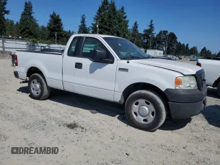 2007 Ford F-150 XL with VIN 1FTRF12217NA72946, listed as a Copart auction lot 65255485 with 120,123 mi miles and Salvage title. Bid and sale history available at DreamBid. Image 4.