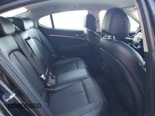 2021 Genesis G70 2.0T with VIN KMTG64LA6MU073463, listed as a Copart auction lot 76839984 with 43,451 mi miles and Salvage Title. Bid and sale history available at carsss.com. Image 10.