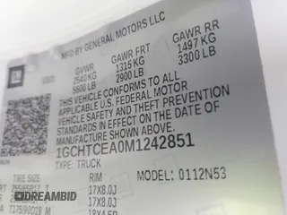 2021 Chevrolet Colorado 4WD LT z VIN 1GCHTCEA0M1242851, wystawiony jako IAAI lot #42131592 z przebiegiem 42 731 mil mil oraz . Historia ofert i sprzedaży dostępna na DreamBid. Obrazek 9.