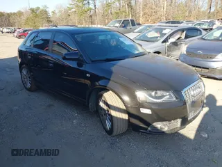 2007 Audi A3 with VIN WAUNF78P57A093209, listed as a IAAI auction lot 41650745 with 155,471 mi miles. Bid and sale history available at carsss.com. Image 1.