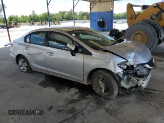 2014 Honda Civic LX z VIN 19XFB2F52EE011454, wystawiony jako Copart lot #55833675 z przebiegiem 44 577 mil mil oraz Szkoda całkowita • Salvage title. Historia ofert i sprzedaży dostępna na DreamBid. Obrazek 4.