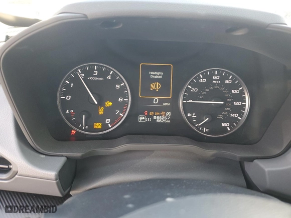2024 Subaru Crosstrek Premium with VIN JF2GUADC6RH852740, listed as a Copart auction lot 48557915 with 6,625 mi miles and Salvage Title. Bid and sale history available at carsss.com. Image 9.