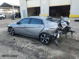 2023 Hyundai Elantra Limited with VIN KMHLP4AG7PU598727, listed as a Copart auction lot 45493825 with 81,829 mi miles and Non Repairable. Bid and sale history available at carsss.com. Image 2.