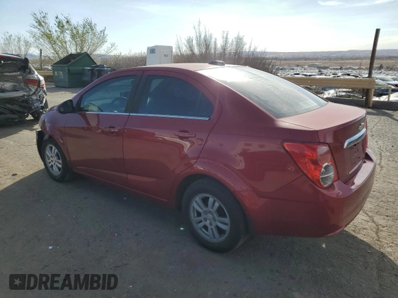 2015 Chevrolet Sonic LT with VIN 1G1JC5SH1F4132660, listed as a Copart auction lot 50206765 with 147,428 mi miles and Salvage Title. Bid and sale history available at DreamBid. Image 2.