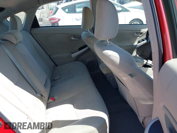 2011 Toyota Prius I with VIN JTDKN3DU6B1458518, listed as a IAAI auction lot 39235652 with 244,721 mi miles. Bid and sale history available at carsss.com. Image 8.