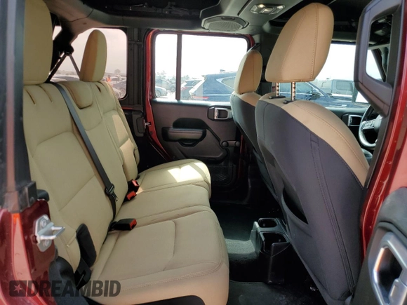 2022 Jeep Wrangler Unlimited Sport with VIN 1C4HJXDG0NW100216, listed as a Copart auction lot 47610405 with 18,324 mi miles and Clean Title. Bid and sale history available at DreamBid. Image 11.