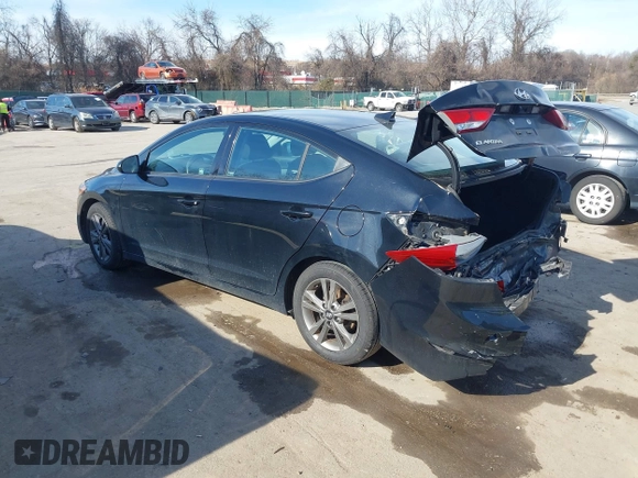 2018 Hyundai Elantra SEL with VIN 5NPD84LF3JH312075, listed as a IAAI auction lot 41654917 with 122,259 mi miles and . Bid and sale history available at DreamBid. Image 3.