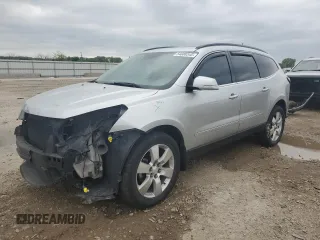 2014 Chevrolet Traverse LTZ z VIN 1GNKVJKD6EJ253350, wystawiony jako Copart lot #54688345 z przebiegiem 230 479 mil mil oraz Szkoda całkowita • Salvage title. Historia ofert i sprzedaży dostępna na DreamBid. Obrazek 1.