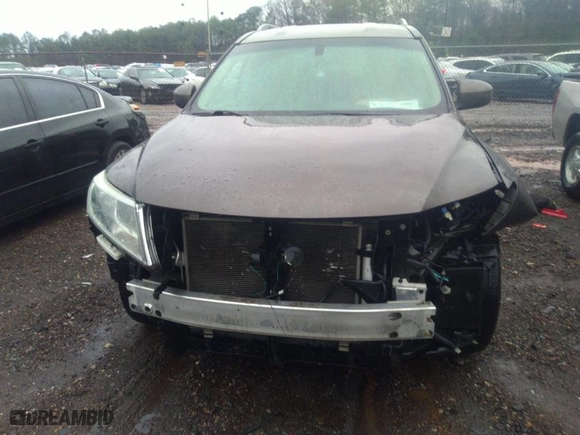 2016 Nissan Pathfinder S with VIN 5N1AR2MN2GC606299, listed as a IAAI auction lot 38882064 with 187,191 mi miles. Bid and sale history available at carsss.com. Image 18.