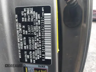2017 Hyundai Santa Fe 2.4L z VIN 5XYZU3LB8HG421397, wystawiony jako IAAI lot #41961915 z przebiegiem 102 594 mil mil oraz . Historia ofert i sprzedaży dostępna na DreamBid. Obrazek 9.