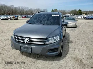 2016 Volkswagen Tiguan S with VIN WVGBV7AX6GW514811, listed as a Copart auction lot 48196855 with 84,870 mi miles and Salvage Title. Bid and sale history available at DreamBid. Image 12.